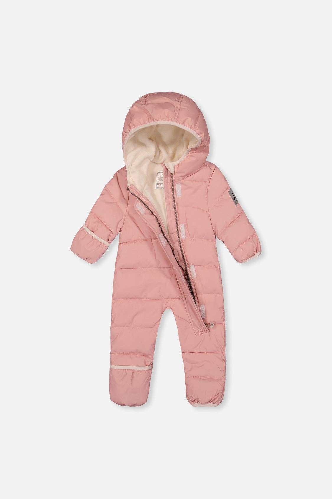 Baby Cloud One Piece Snowsuit Pale Dusty Pink: 9m