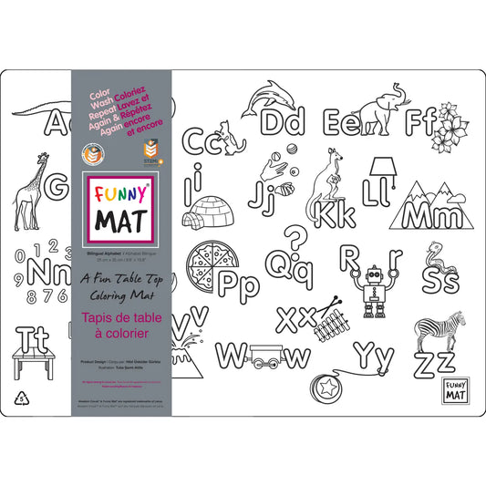 Alphabet Colouring Mat *Compact Size*