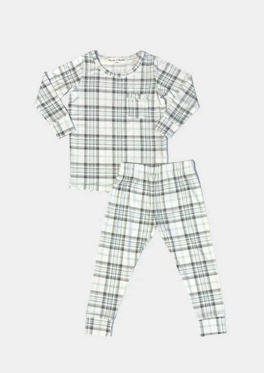Evergreen Plaid Classic Thermal Pajama