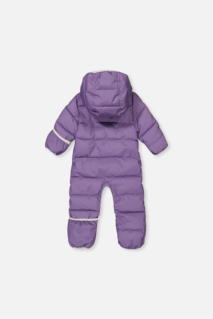 Baby Cloud One Piece Snowsuit Adapted For Car Seats Violet