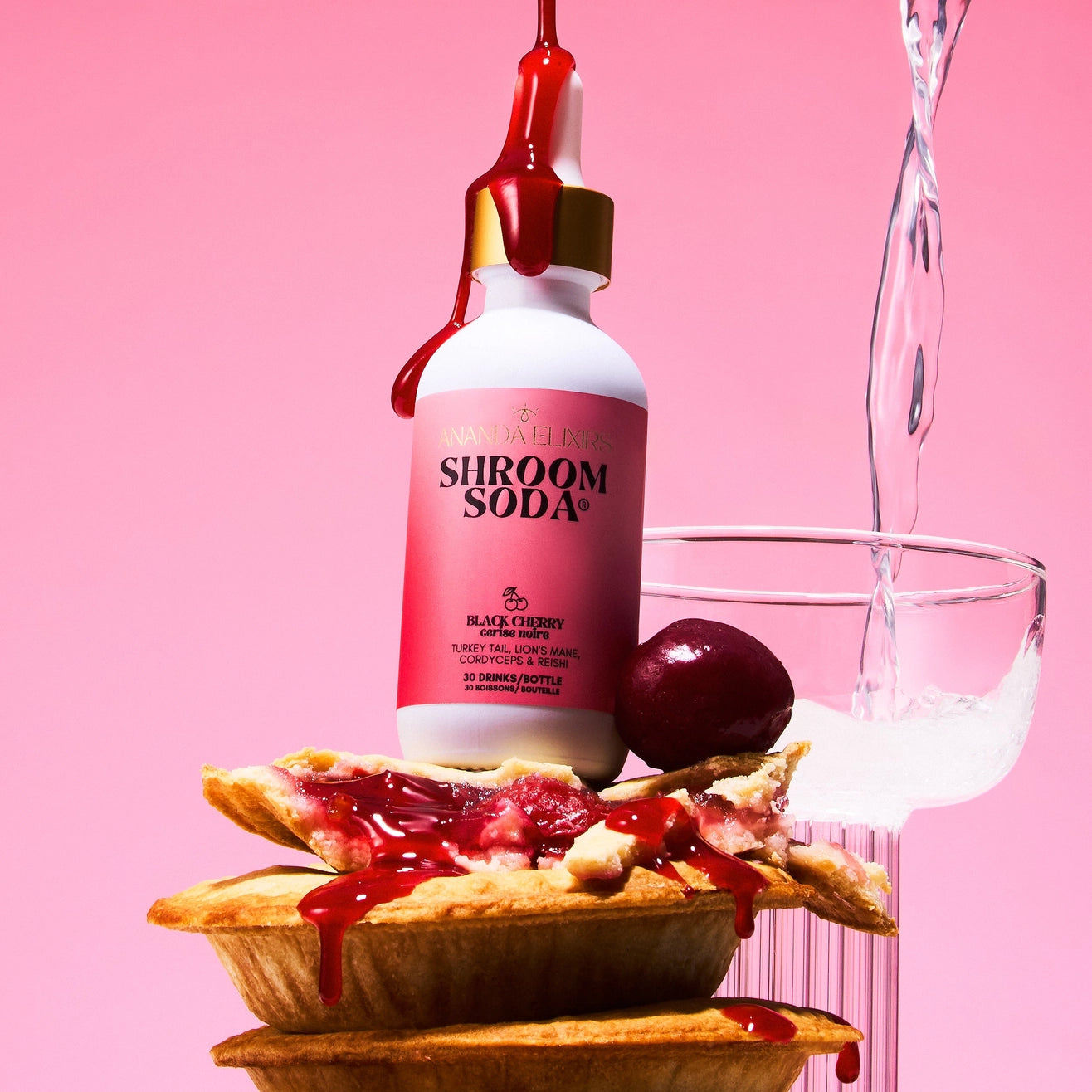 Black Cherry Shroom Soda