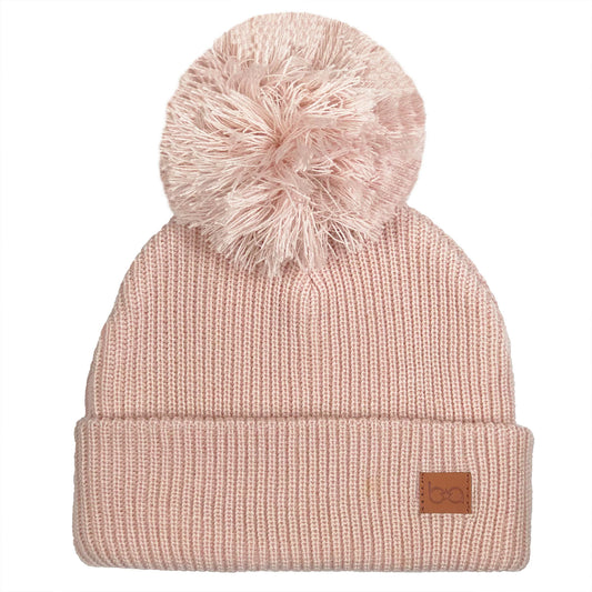 PomPom Toque - Light Pink