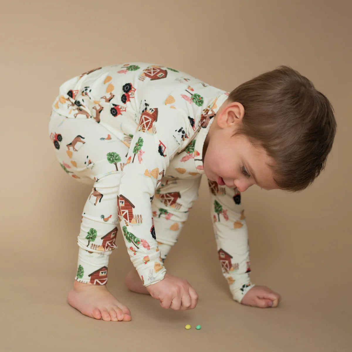 Easter on the Farm Bamboo Two-Piece PJs