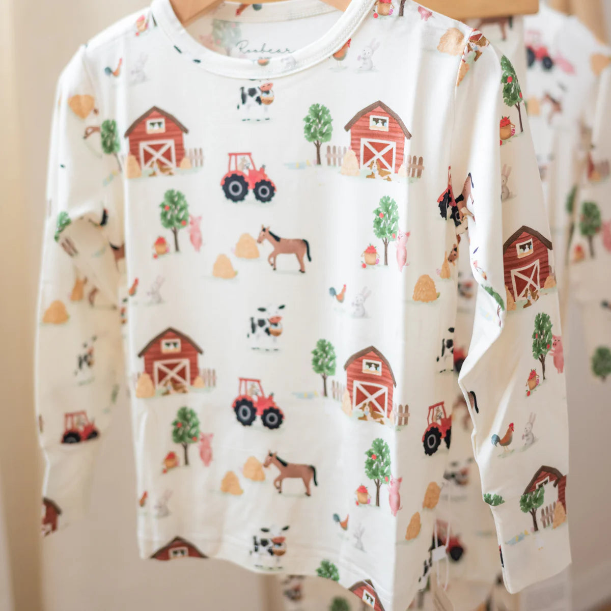 Easter on the Farm Bamboo Two-Piece PJs