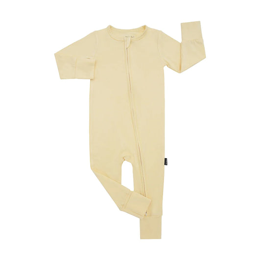 Sleeper with Fold-over Cuffs - Mellow Yellow