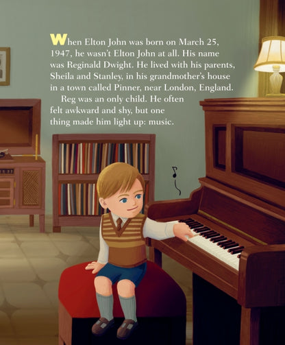 Elton John: A Little Golden Book Biography