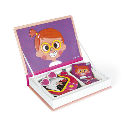 Girl's Crazy Faces Magnetibook