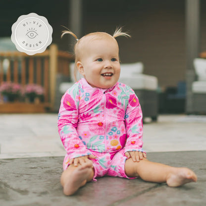 Shorty Sunsuit - Hibis-Kissed