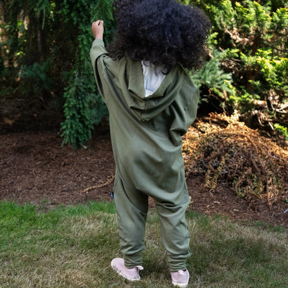 Hooded Jumpsuit - Olive
