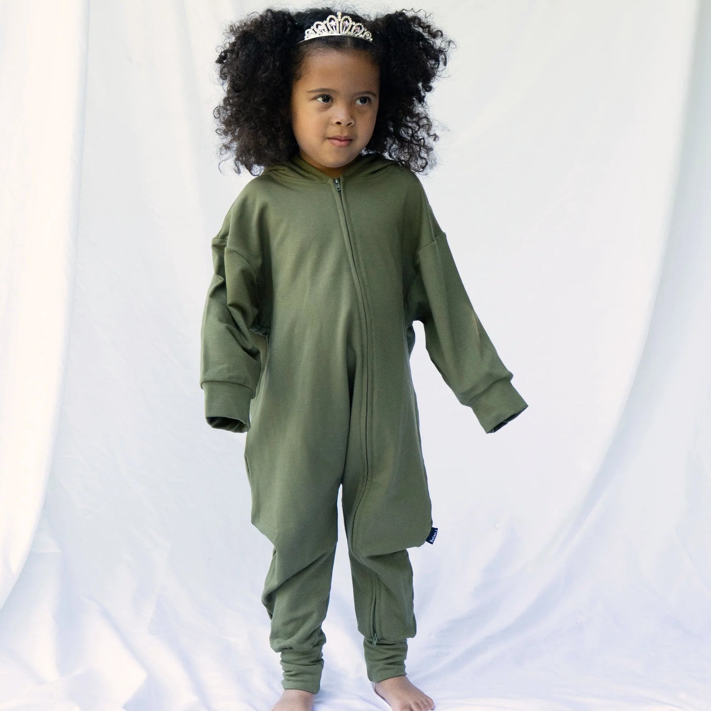 Hooded Jumpsuit - Olive