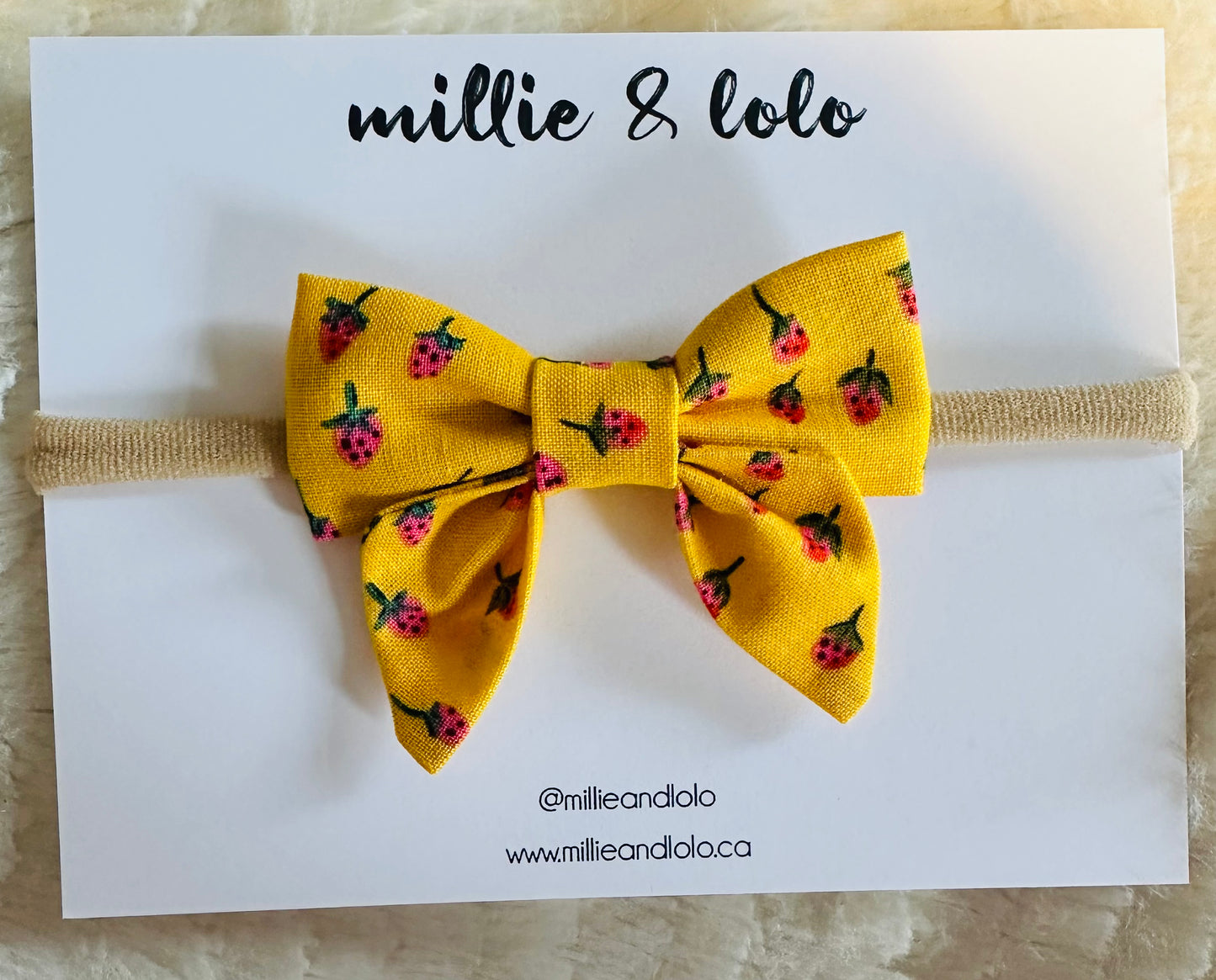 HEADBAND Adeline Bow (Mini)