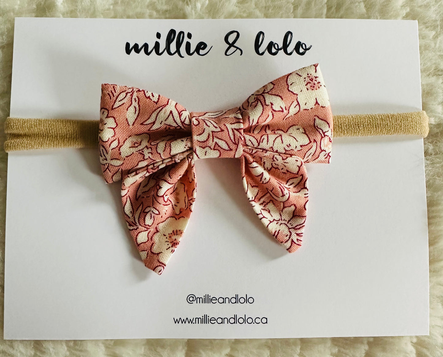 HEADBAND Adeline Bow (Mini)