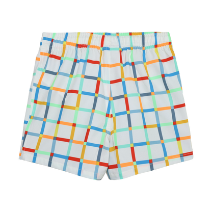 Bright Square Swim Trunks