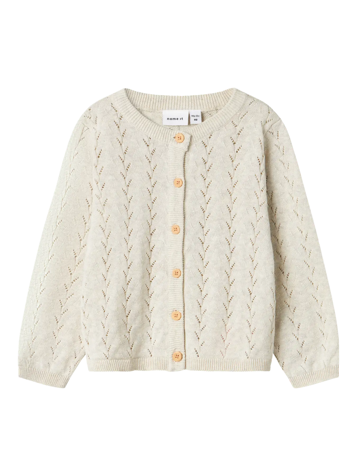 Off White Button Up Cardigan