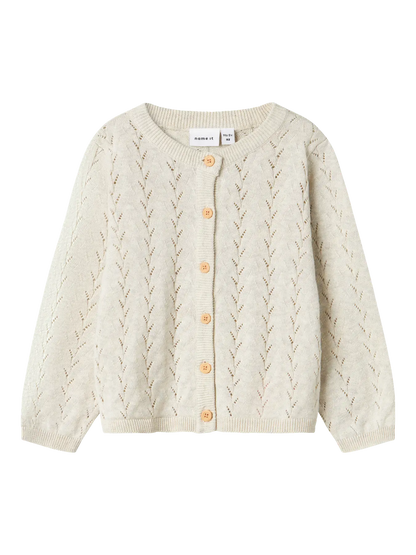 Off White Button Up Cardigan