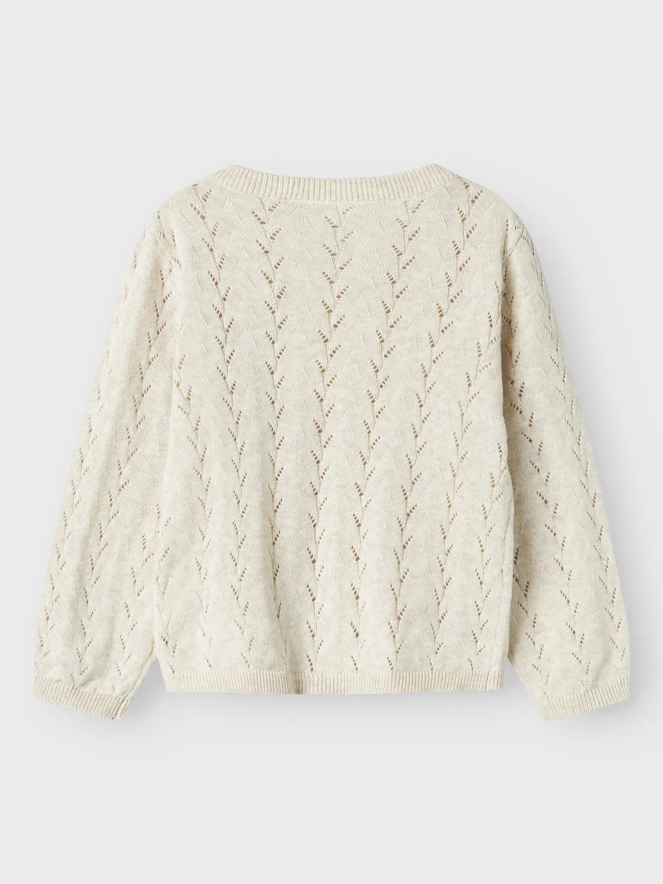 Off White Button Up Cardigan