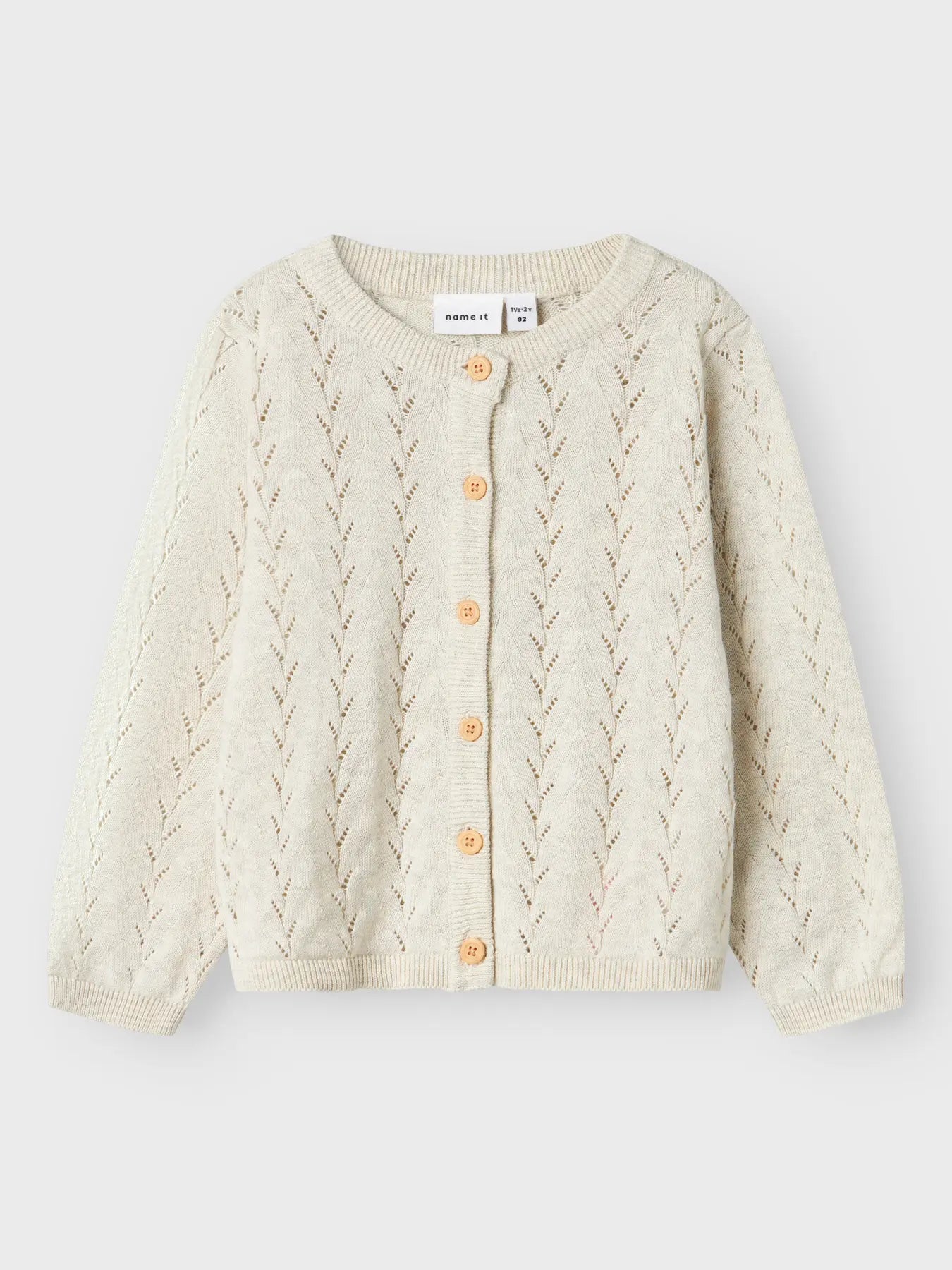 Off White Button Up Cardigan
