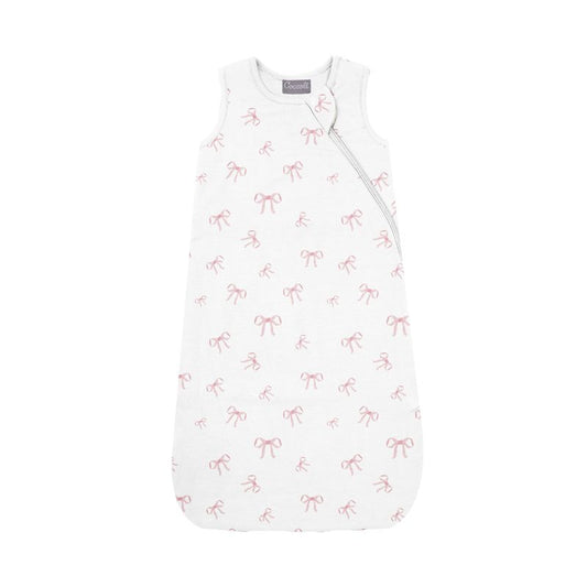 Pink Bows Cotton Modal 1.5 TOG Sleepbag