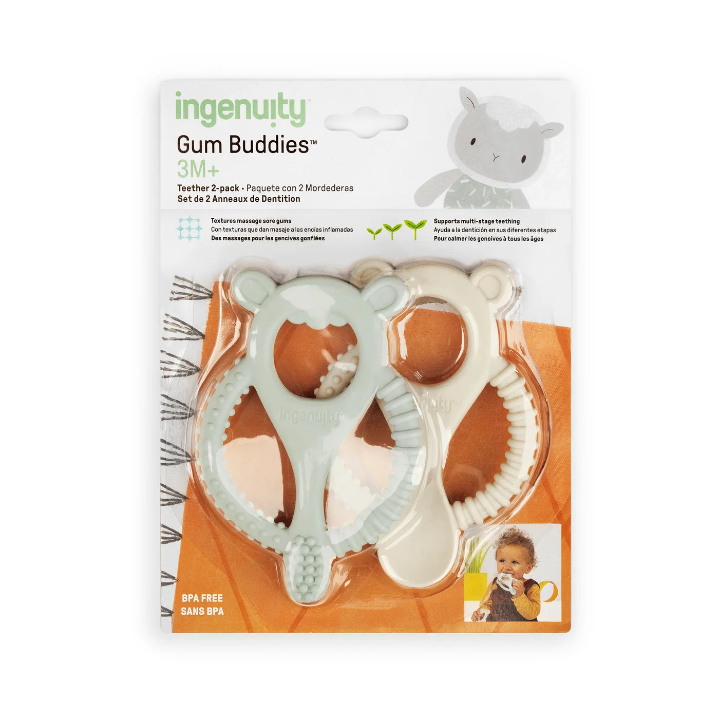 Gum Buddies™ Teether 2-Pack
