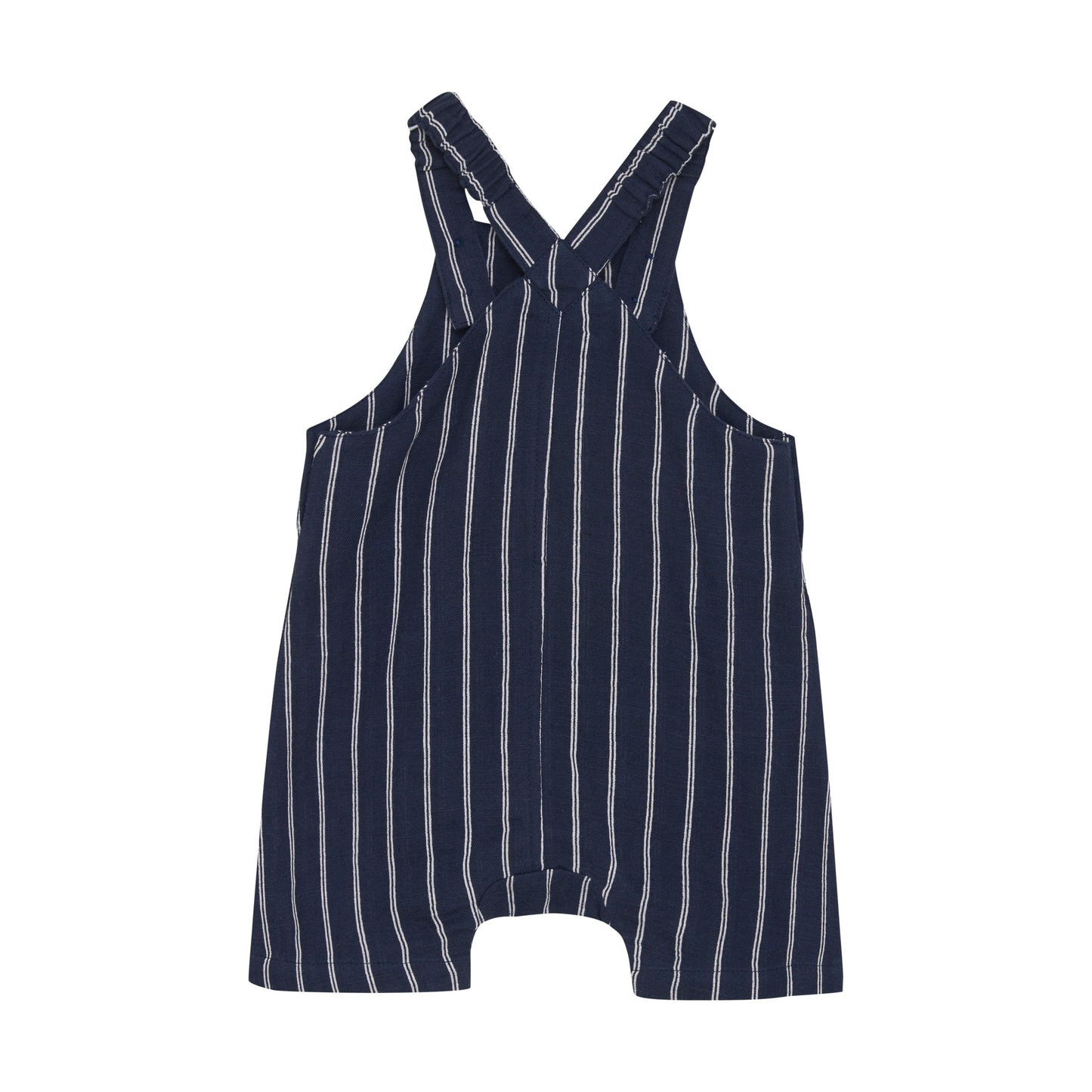 Navy Stripe Linen Overall