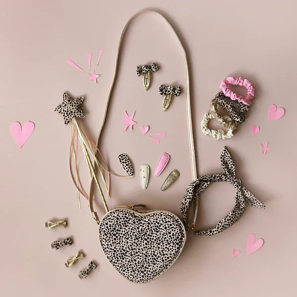 Leopard Love Twisty Bow Clips