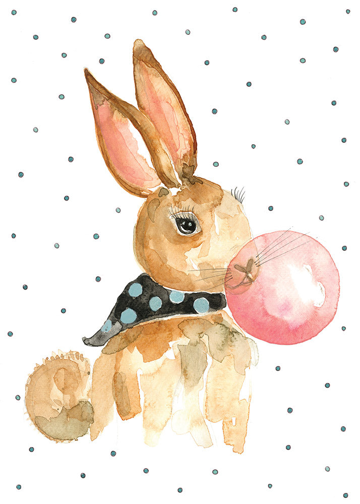 Bunny Bubble Card