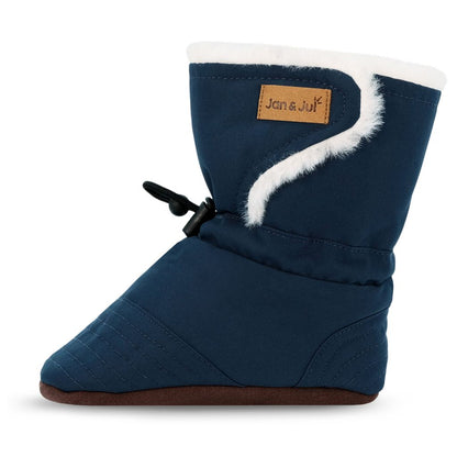 Dark Navy - Baby Stay-Put Winter Booties