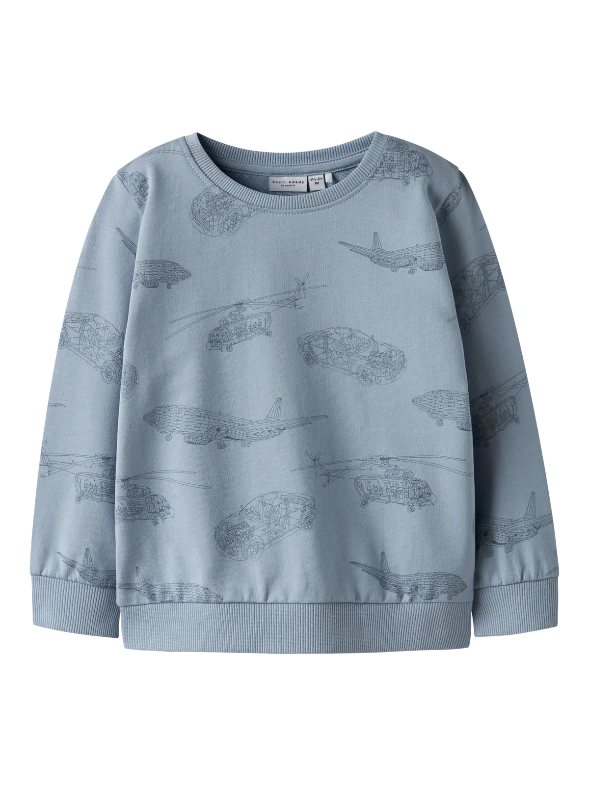Outlined Vehicles Sweatshirt