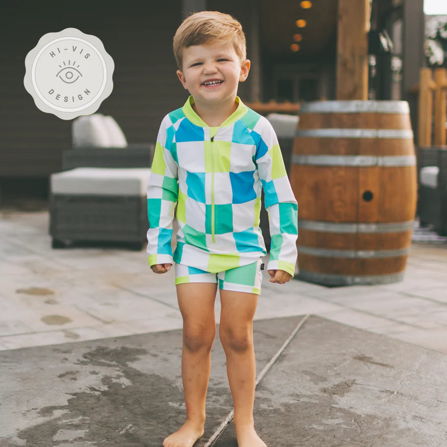 Shorty Sunsuit - Block Party