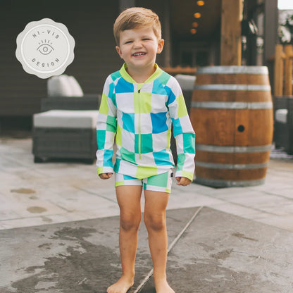 Shorty Sunsuit - Block Party