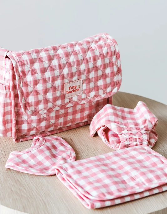 Convertible Diaper Bag - Pink