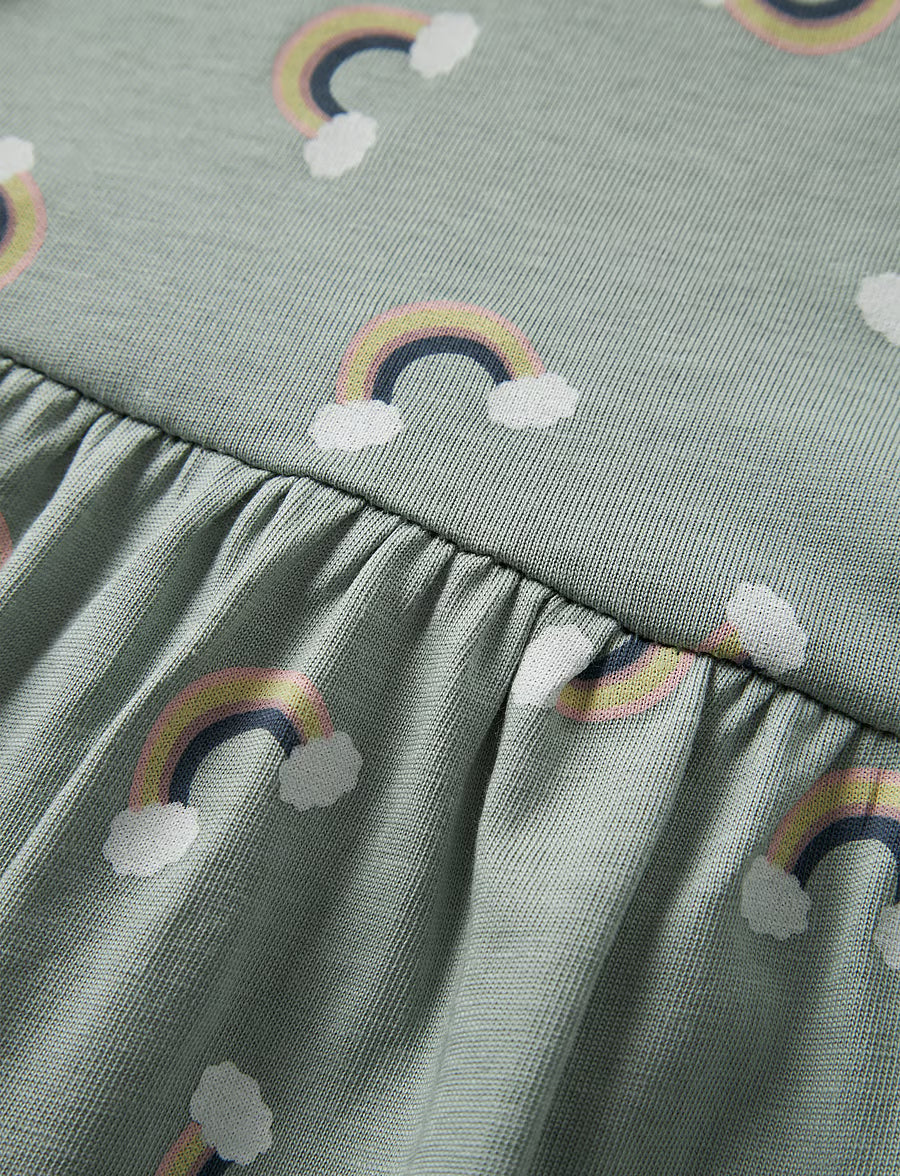 Green Rainbow Dress