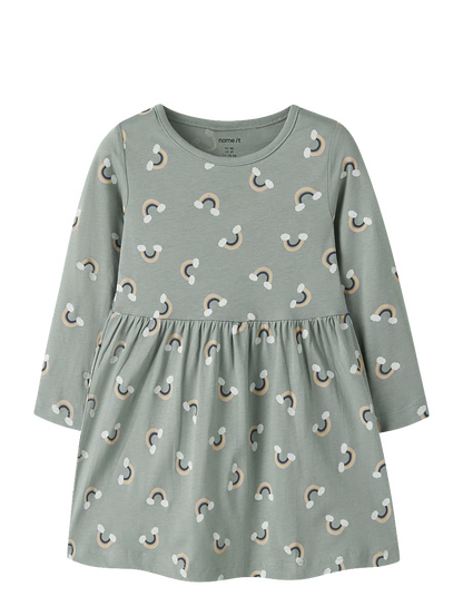 Green Rainbow Dress