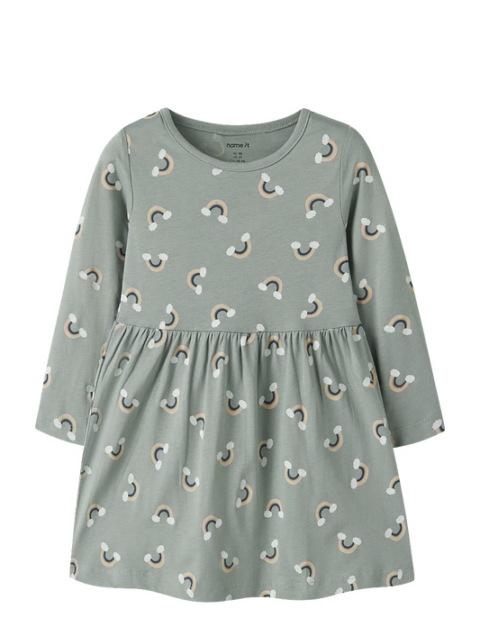 Green Rainbow Dress