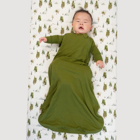 1.0 TOG Sleep Sack - Ribbed Olive Green