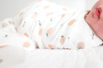 Peaches - Muslin Swaddle