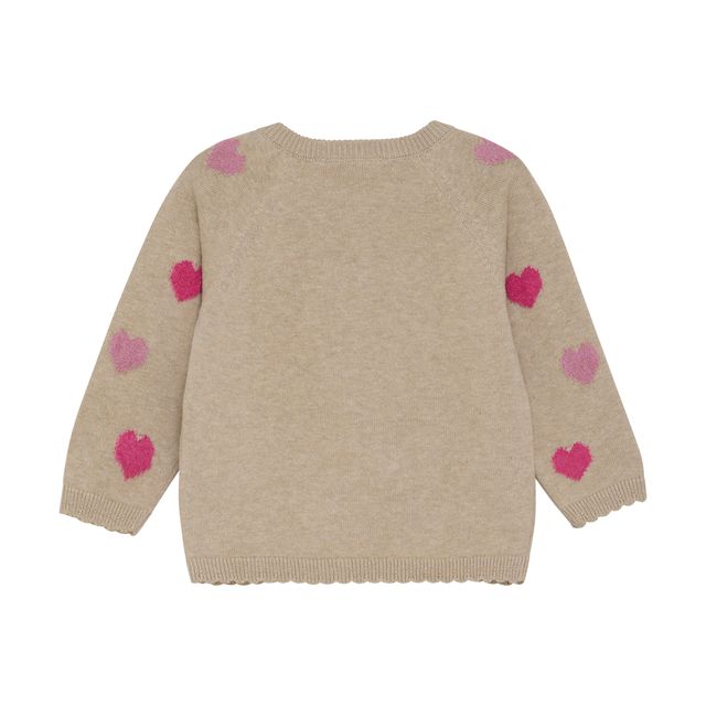 Baby Knitted Heart Cardigan