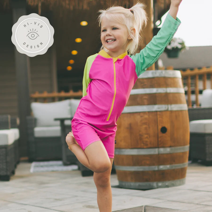 Shorty Sunsuit - New Kids On The Colourblock