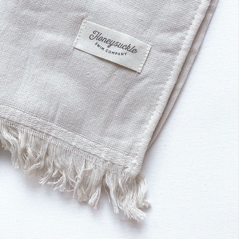 Hooded Beach Towel - Oat