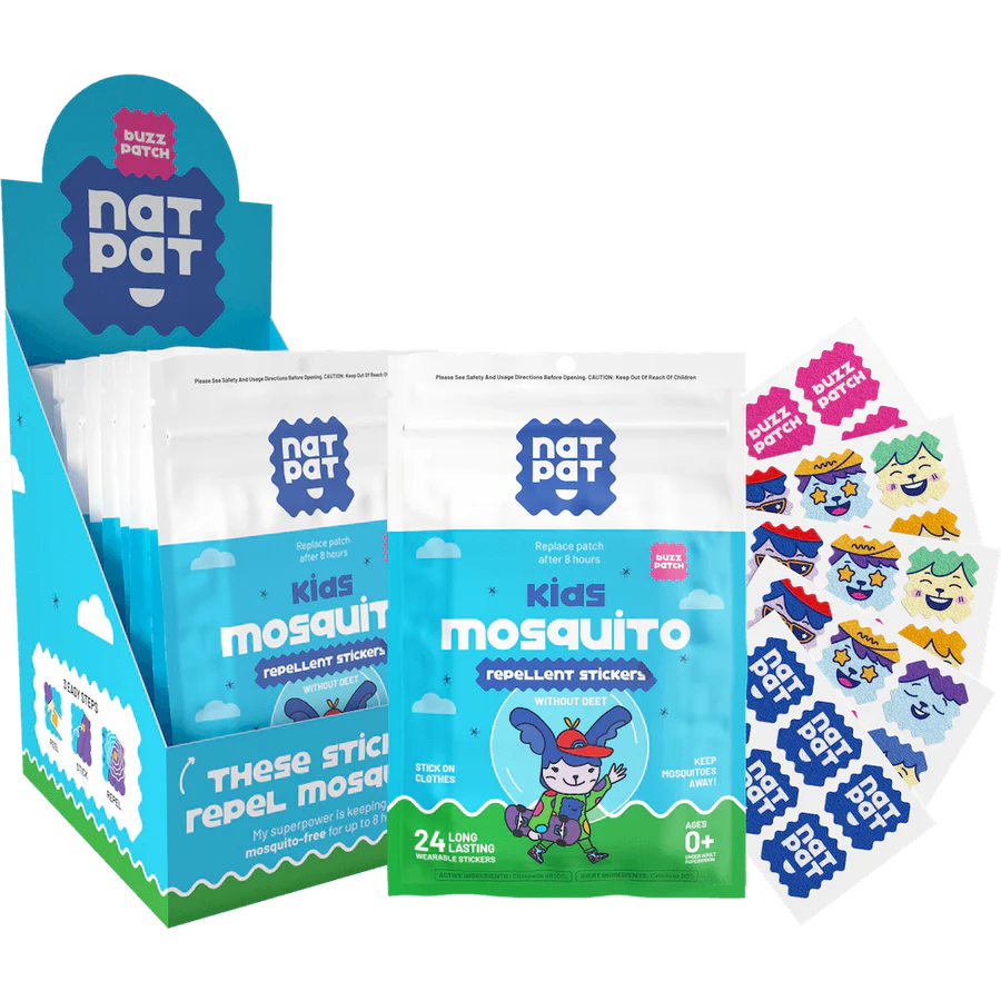 Buzz Patch- Mosquito Repellent (24 Pack) – Humen Kind