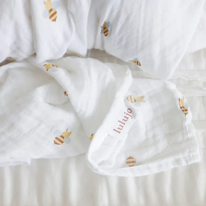 Bees - Muslin Swaddle