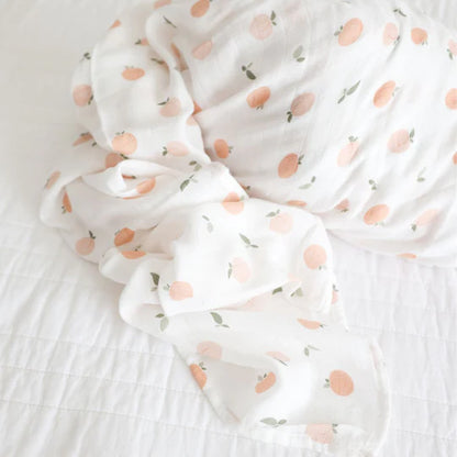 Peaches - Muslin Swaddle