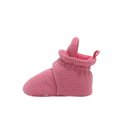 Pink Waffle Booties