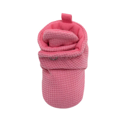 Pink Waffle Booties