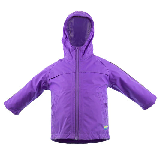 Purple Nylon Rain Coat