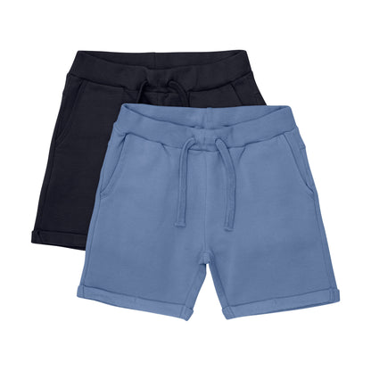 2 Pack Navy/Blue Shorts