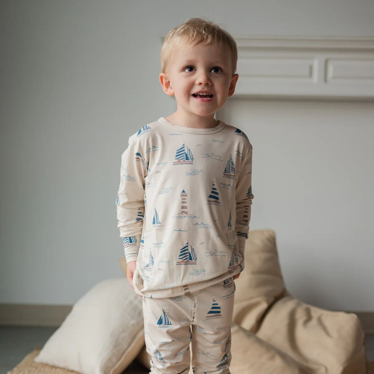 Setting Sail 2PC Bamboo PJ's