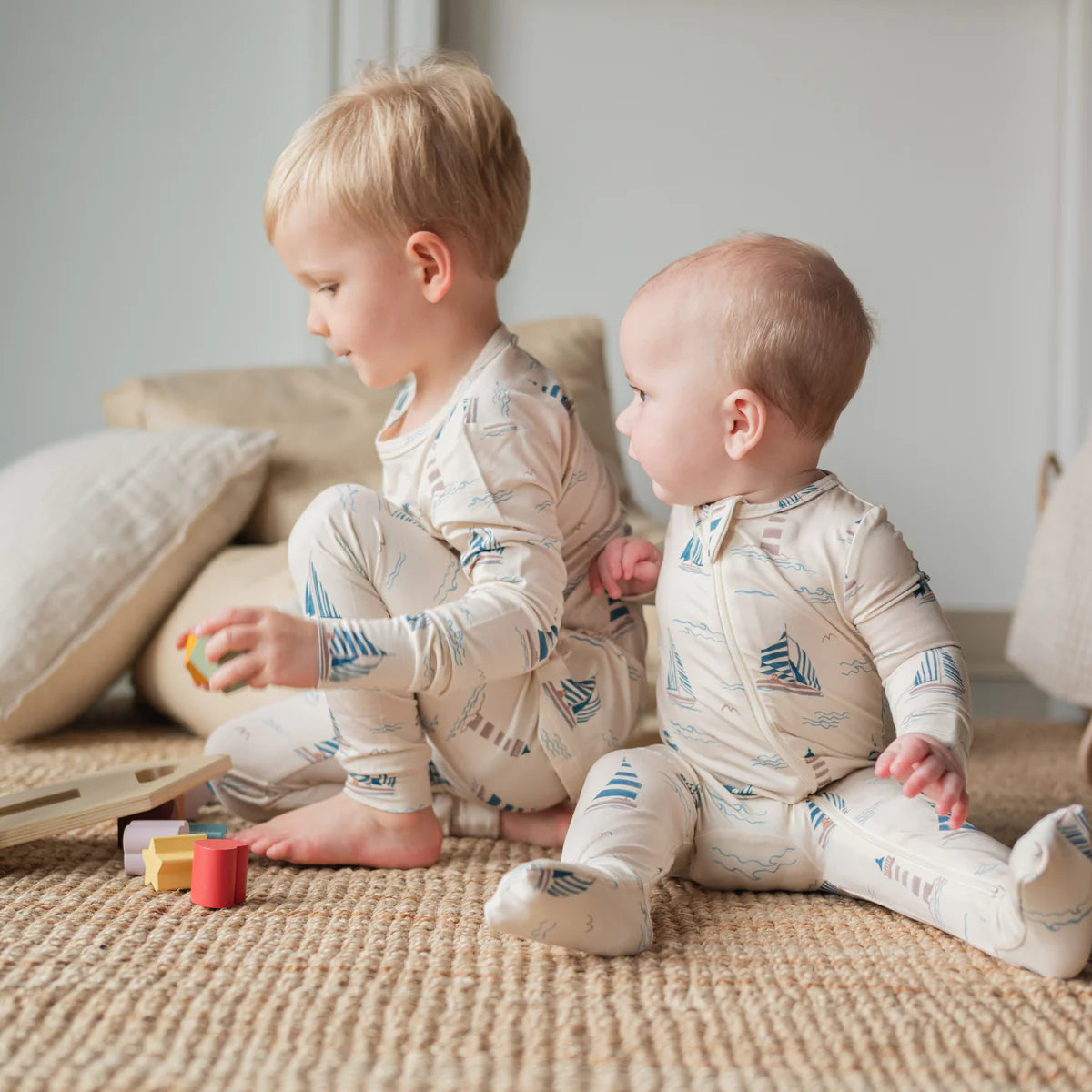 Setting Sail 2PC Bamboo PJ's