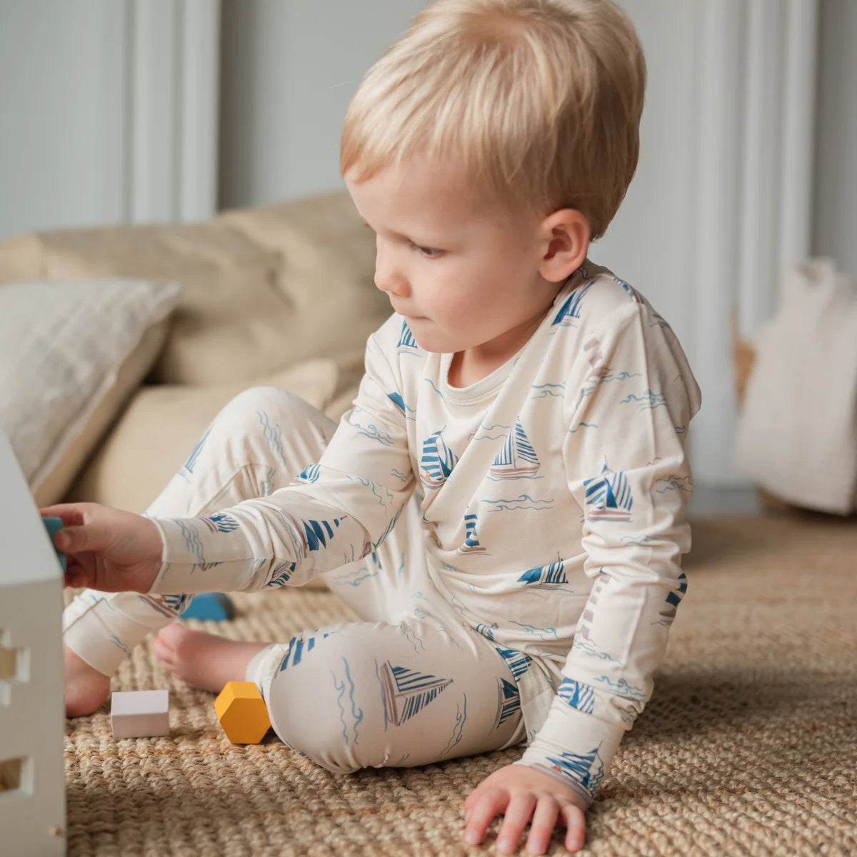 Setting Sail 2PC Bamboo PJ's