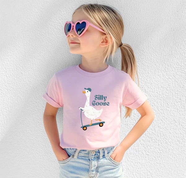 Silly Goose Tee - Pink